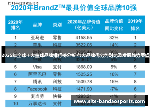 2025年全球十大篮球品牌排行榜分析 各大品牌优劣势对比及发展趋势展望