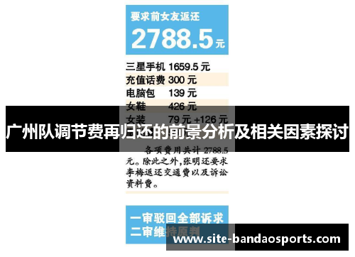 广州队调节费再归还的前景分析及相关因素探讨